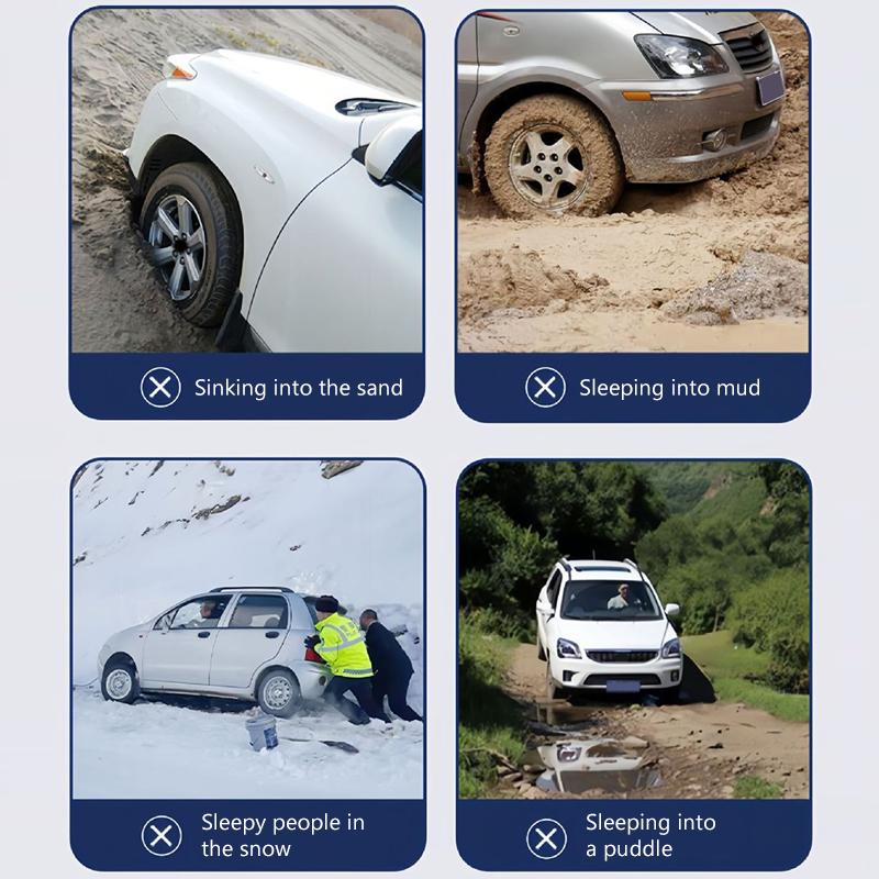 SEAMETAL Аварийная противоскользящая доска для автомобильных шин, Траки для восстановления, Коврик для сцепления, Снежная цепь, Лопата, Аппарели, Накладка, Внедорожные аксессуары