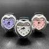 Heart Shape Rings Jewelry Clock Punk Finger Watch Ring Cool Roman Quartz Watch Women