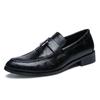 Luxury Brand Men's Genuine Leather Shoes Tassels Casual Shoes Fashionable Men's Loafers Versatile Flat Shoes Non Slip