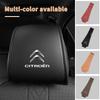 DBGO4 2PCS Leather Car Seat Headrest Protective Cover Accessories For Citroen C4 C3 C5 C2 Berlingo Celysee Cactus Picasso Saxo Grand