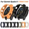 Полый защитный экран Чехол с TPU краями для умных часов Garmin Quatix 8 47MM/51MM Аксессуары