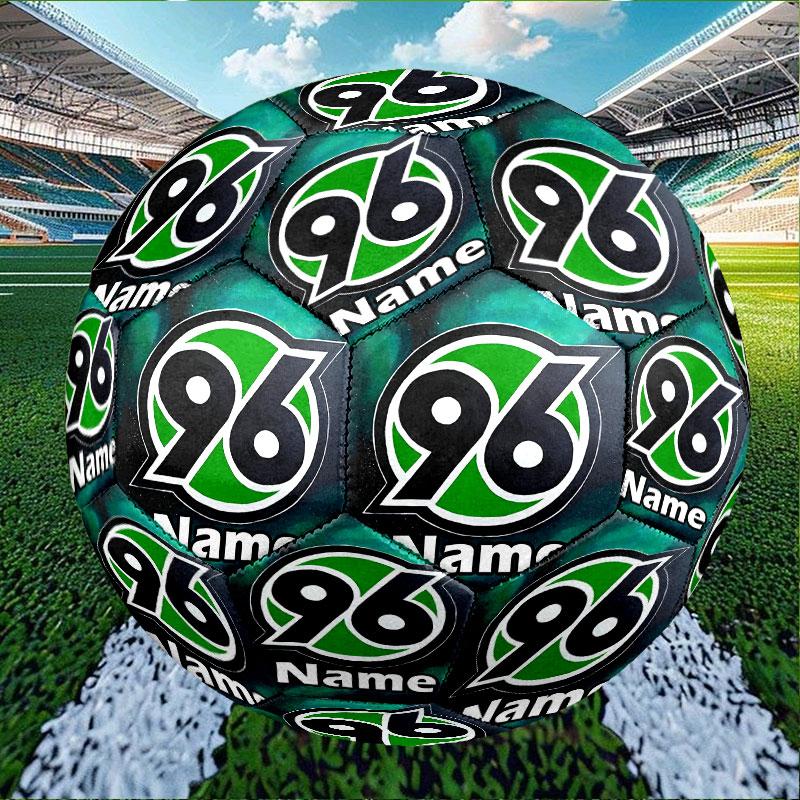 Custom Name Personalized Hannover 96 Football Print Size 5 Soccer Ball Training & Match Football, for Team, Kicking, Gift for Football Enthusiasts