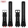 Resin Watchband for Casio G-shock GMW-B5000 Watch Band Black Waterproof Rubber Strap Replacement Bracelet Band Watch Accessories