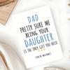 1PC Funny Father's Day Card for Dad Daddy Fathers Birthday Greeting Card for Father Daddy Dads Hilarious Fathers Day Cards