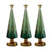 1/3Pcs Christmas Tree Decor with LED Light Built-in Timer Gradient Xmas Tree Sculptures Festive Home Decor