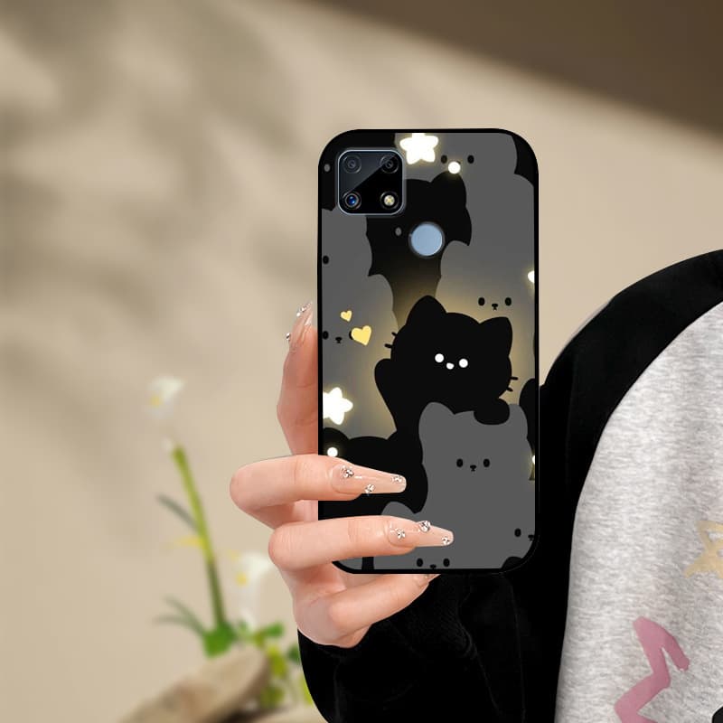 Silicone Phone Case For Realme C25s C25 Cover Painted Soft For Realme C25 C25S C21 C21Y C25Y Phone Case RealmeC25s C 25 s Funda