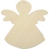 Decorative Object - Flat Wooden Angels - Ref 566310 - Beige - Solid Wood - Interior