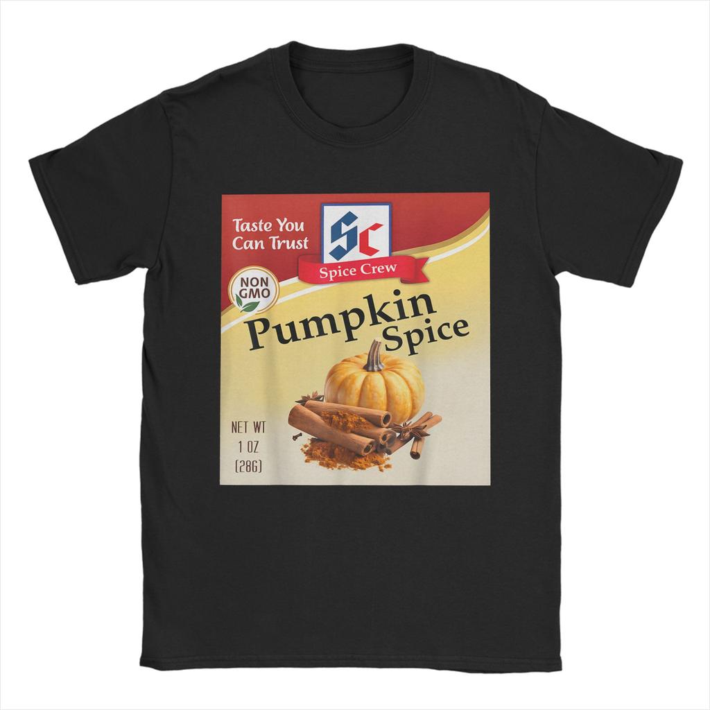 Unisexs Tshirts Pumpkin Spice Condiunisext Costume Holiday Spice Costumes Group Tee Shirt Short Sleeve T Shirt Crewneck Clothes