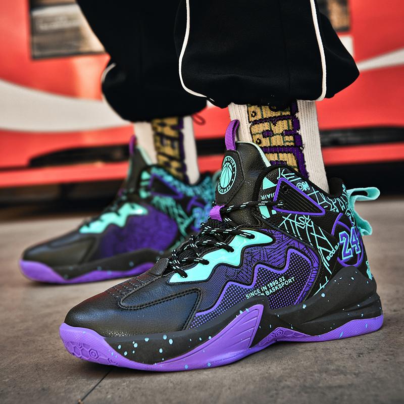 Модные мужские баскетбольные кроссовки Field Casual Original Men Training Non-Slip Basketball Boots Breathable Luxury Wearable Tennis Sneakers