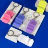 Phone Stands Mini Portable Lazy Phone Holder with Keychain Keyring Phone Stand Universal