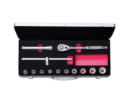 Набор торцевых ключей Kyoto Machinery Tools TB410W Drive 13 точек 1 комплект (КТК) Угол 12.7мм