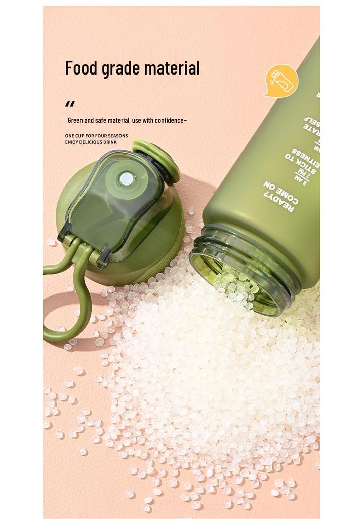 Unisex 700ml Sports Water Bottle - Portable Summer Outdoor Fitness Cup with Stylish Design.