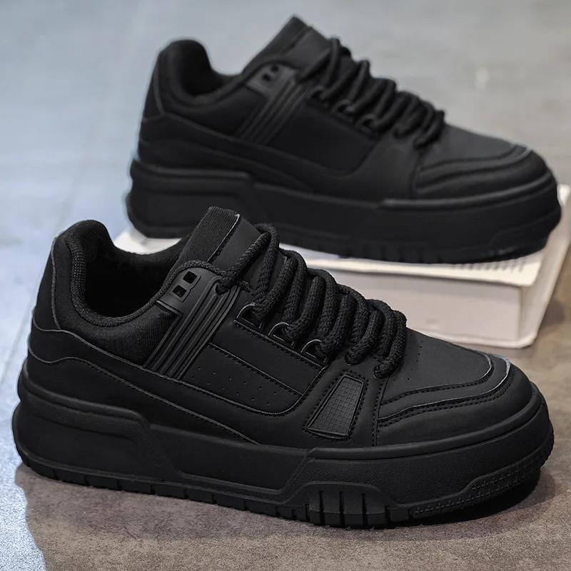 Последние спортивные кеды для скейтбординга 2024 года Мягкая подошва Удобные и модные Повседневные кроссовки для бега Увеличивающие рост Белые кеды