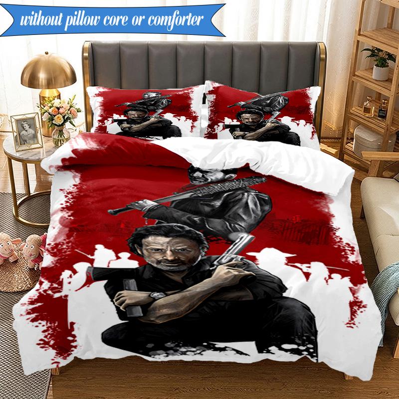 3PCS Norman's Forest Journey Bedding Set,Including 1pc Duvet Cover And 2pcs Pillowcases Perfect for Bedroom, Dormitory, Fan Christmas gift
