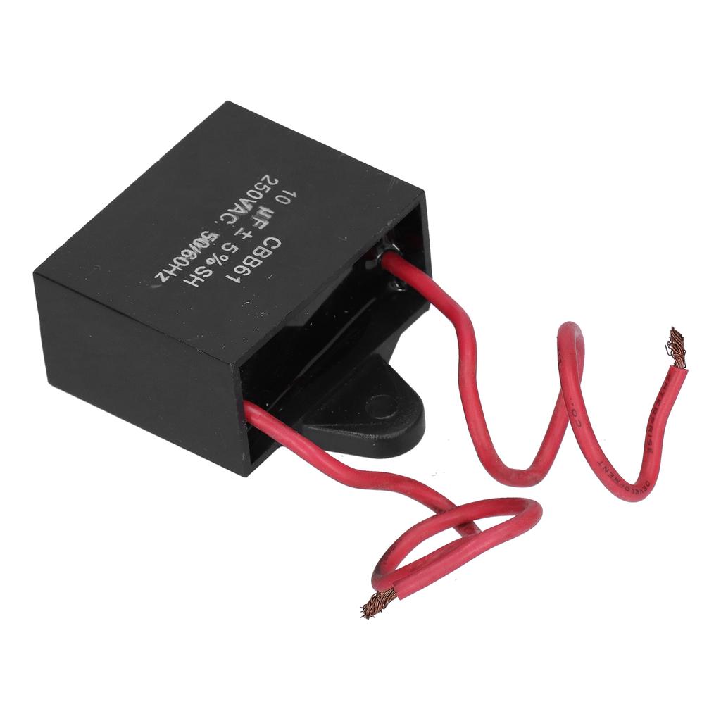 2 шт конденсатора потолочный вентилятор пусковые конденсаторы с 14 см выводным проводом 10 мкФ 250 В переменного тока 50/60 Гц CBB61