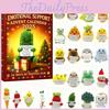 Emotional Support Christmas Countdown Calendar Toy With Woven Material For Family And Kids Fun