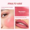 Sensory Party Cream Blush, Shimmer Peachy Orange Blush Stick for a Natural, Dewy Look Long-Lasting, Blendable Cheek Color In 6 Shades