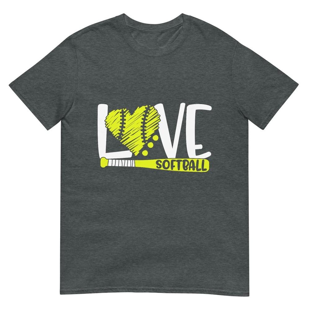 Softball Graphic Saying For Teen Girls And Unisex TShirt