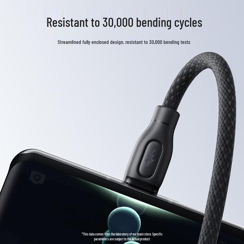 Плетеный кабель Type-C Super Fast Charge 120 Вт, 10 А для телефонов Huawei Honor