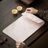 Fragrant Cloud Yarn Small Tea Mat Dry Brewing Mat New Chinese Double-sided Waterproof Tea Tablecloth Mat National Style Fabric