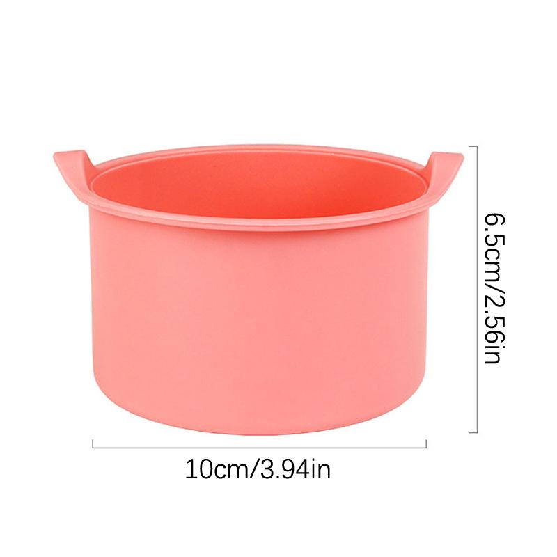 400Ml Wax Warmer Heat-Resisting Replacement Silicone Bowls Hair Removal Wax Non-Stick Pan Easy To Clean Hair Removal Beauty Tool