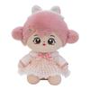 Cartoon Academy Girl Style Plush Doll Childrens Toy Home Room Sofa Decoration