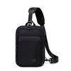 Torba podróżna czarna 2w1 transformowalna saszetka i torba pojemna 30 l wodoodporna. arctic hunter lx00021 black.