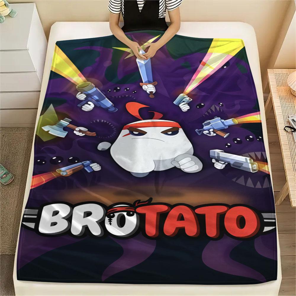 Brotato Blanket, High quality Comfortable for All Seasons, Home Decor, Warmth and Comfort
