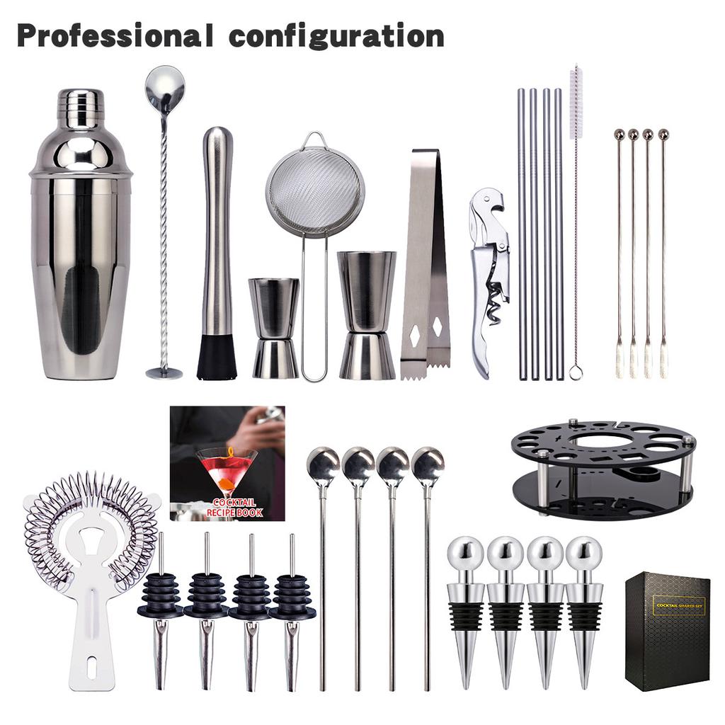 Набор для бармена из нержавеющей стали Самообучающийся шейкер для коктейлей Шейкер Шейкер Шейкер Инструмент Шейкер Барный шейкер