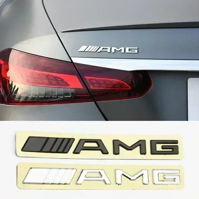 Автомобильные наклейки с буквами AMG для задней части кузова, аксессуары для Mercedes Benz W124 W211 W212 W210 W205 W203 W204 W126 W168 W169 W176 W177