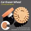 Car Eraser Wheel 3.5/4 Inch Decal Remover Eraser Wheel Adhesive Sticker Pinstripe Remover Paint Repair Quick Cleaning Tool