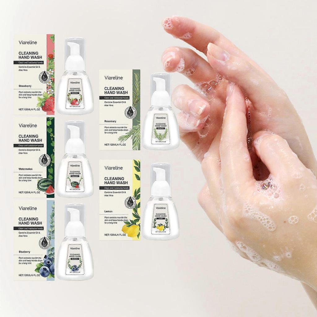 Foaming Hand Soap (Rosemary Scent) Gentle Cleansing, Soothing, Decontamination, Moisturizing, Care Hand Soap