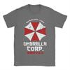 Umbrella Corp. Residents Evils T Shirt Men's  100% Cotton Vintage T-Shirts Round Neck  Tees Short Sleeve Clothes Gift Idea