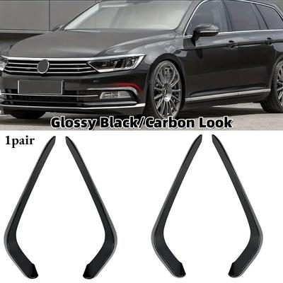 1 пара для Volkswagen Passat B8 (зарубежный Passat) передний бампер противотуманная фара ветрозащитная декоративная накладка наклейка на автомобиль модификация