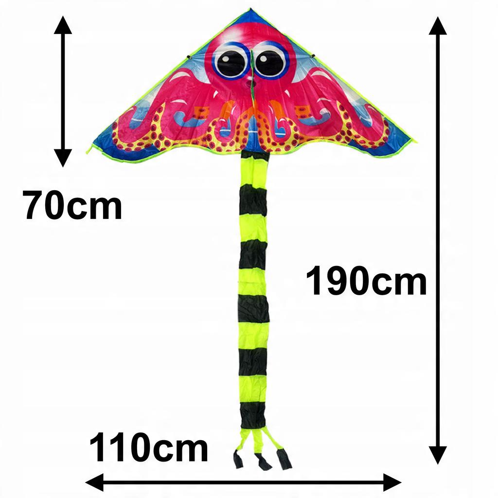 Megadidi Latawiec Z Ogonem Morska Przygoda Ośmiorniczka 190 Cm