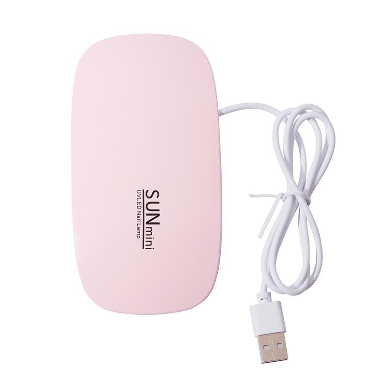 Портативная УФ-лампа для ногтей SUNMINI, складная мини-лампа для фототерапии с питанием от USB