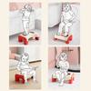 Waterproof Bathroom Foot Stool Anti-Slip Children's Toilet Stool  Pregnant Woman