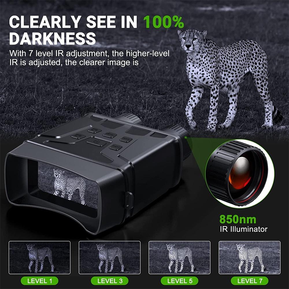 R6 1080p профессиональный перезаряжаемый инфракрасный бинокль телескоп 5x цифровой зум 300 м прибор ночного видения для охоты, кемпинга