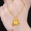 2024 Высококачественное женское ожерелье-подвеска «Мешок удачи» - Элегантная нишевая цепочка для ключиц, ювелирный подарок для девушки