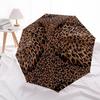 1pc Leopard Print Automatic Open/Close Umbrella, Portable Folding Umbrella, Compact Travel Umbrella for084