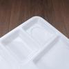 Melamine 6-Compartment Rectangular Serving Tray