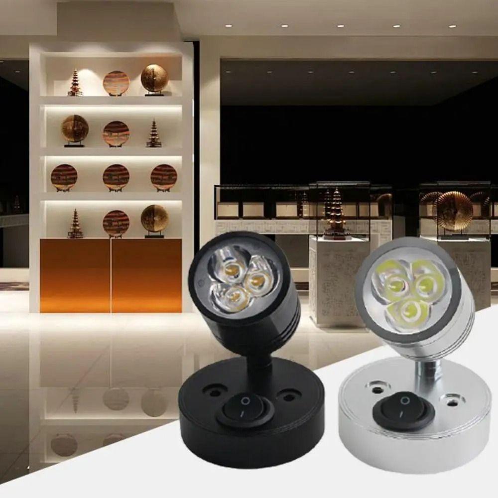 Wall Mounted RV LED Light Swivel Head Wall Lighting Simple 12 Volt Spotlight  Boat