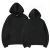 Men's Classic Blank Hooded Sweater Solid Color Fleece Pullover Trend Hoodie