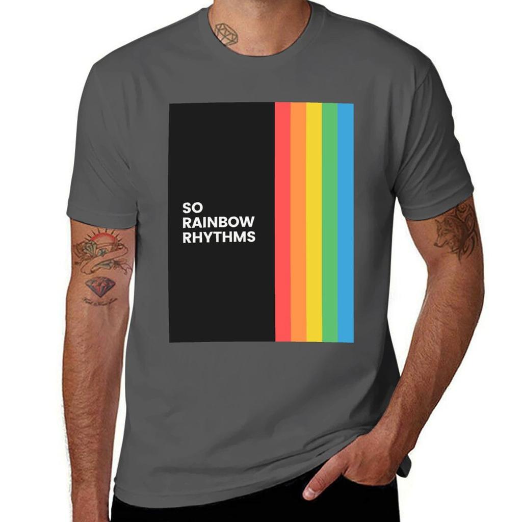 Peep Show So Rainbow Rhythms TShirt AntiFade Casual Tee Shirt
