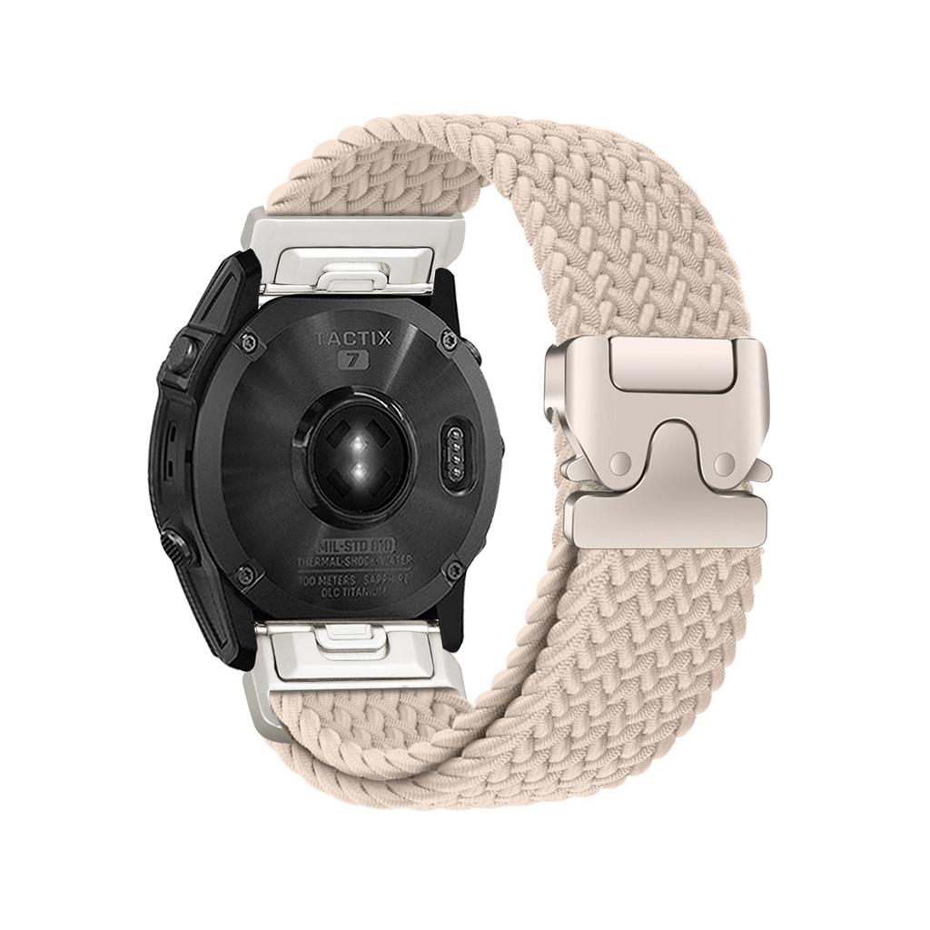 Эластичный нейлоновый ремешок QuickFit для часов 20/22/26 мм для Garmin Fenix 8/7/6/5 Forerunner 965/955/945 Instinct Tactix Эластичный ремешок для часов
