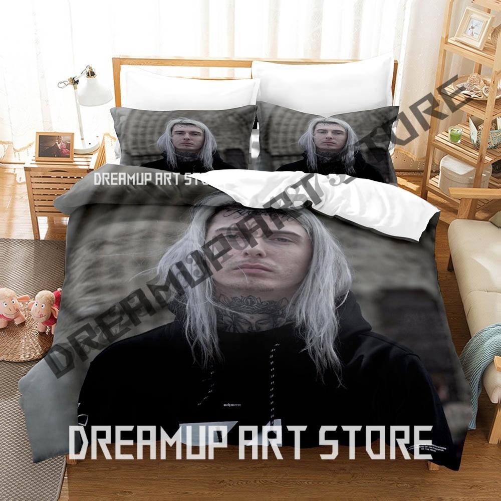 3D Печать Ghostemane Комплект постельного белья Односпальный Twin Full Queen King Размер Комплект постельного белья Взрослый Ребенок Спальня Пододеяльник Комплекты Постель