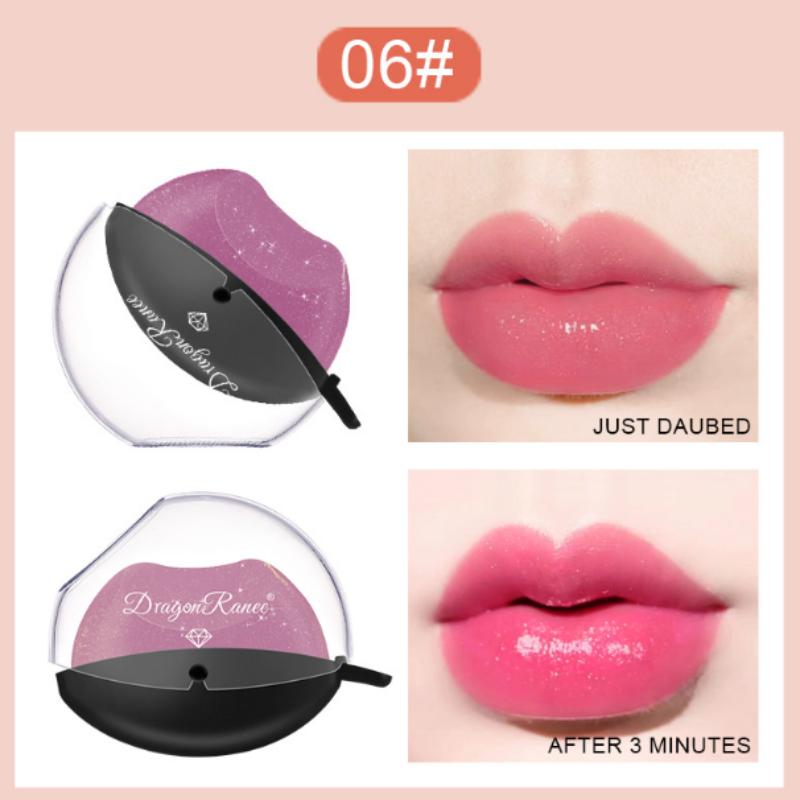 Женский водостойкий блеск для губ, цветочная помада, изменение цвета, желейная помада, увлажняющий крем, цветочное масло для губ, прозрачное бесцветное масло для губ