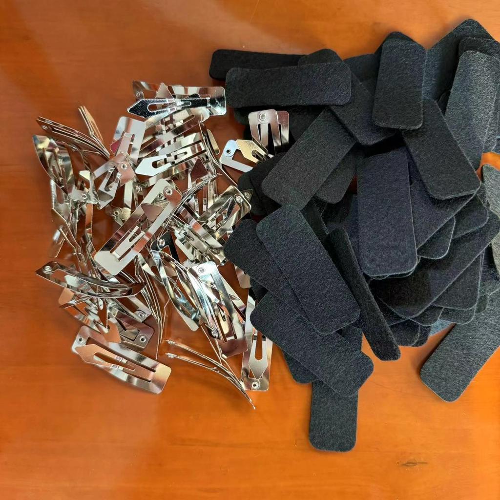 Сделай сам Зажимы для украшений из нетканого материала: 5-6 см Квадрат, Капля, Овал.