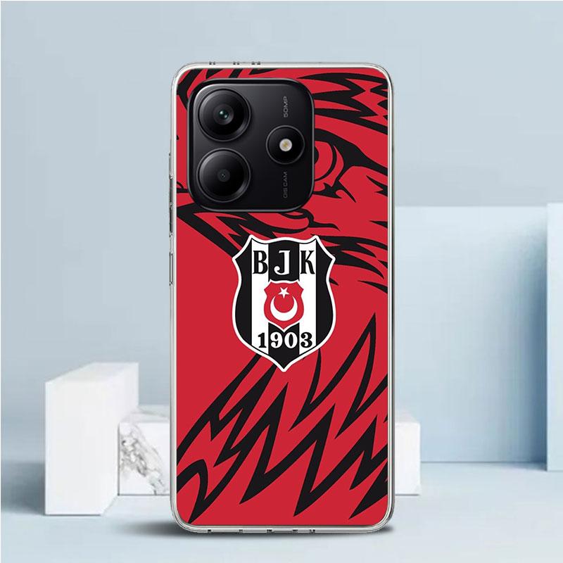 B-Besiktas B-BJK Мягкий чехол для телефона Xiaomi Redmi Note 15 14 13 12 Pro Plus 14S 11S 11T 11E 10S 10 4G Чехол с рисунком Redmi