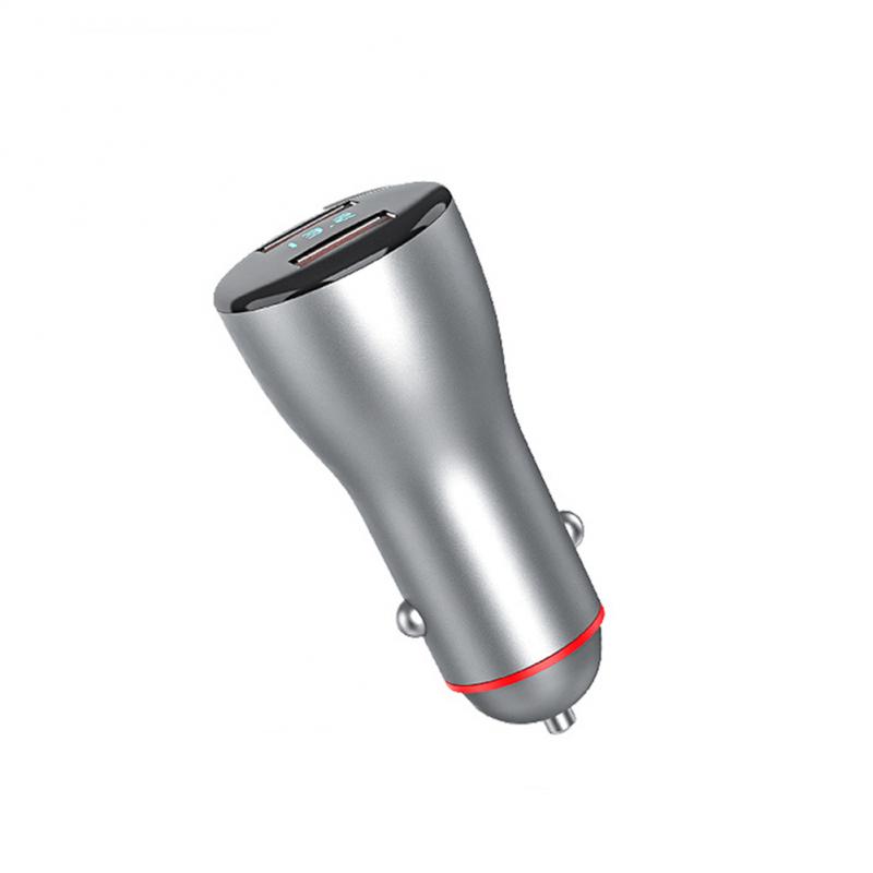 Автомобильное зарядное устройство 40 Вт портативное универсальное прочное многофункциональное автомобильное оборудование свет цифровой дисплей автомобильные аксессуары двойной USB